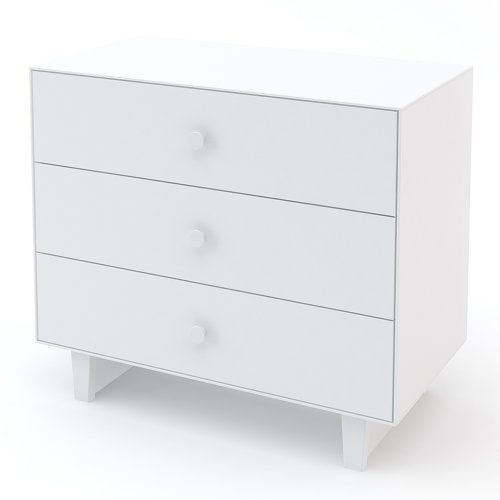 Commode Merlin Rhea 3 tiroirs - Blanc